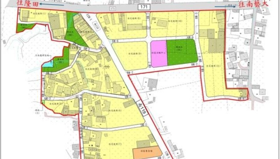 官田社子農村社區土地重劃已獲地主過半數同意，續將研提重劃計畫書報送內政部審核推動重劃建設