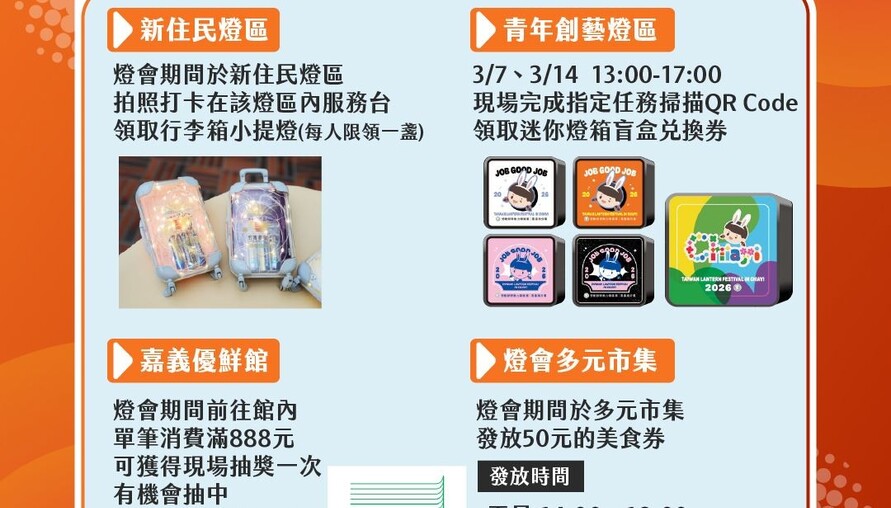 2026台灣燈會四大好康大放送！