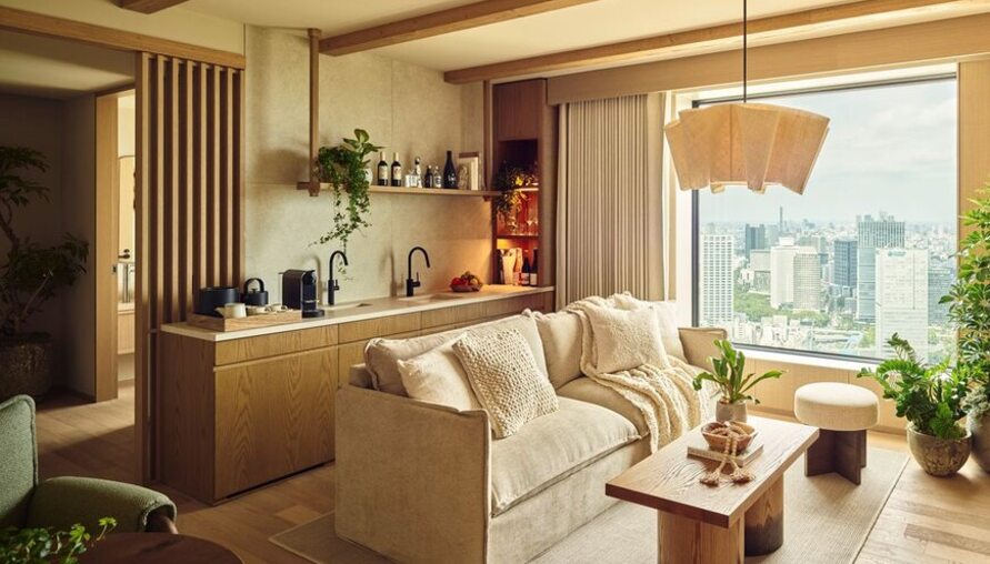 綠意上樓、日式匠心入室 永續奢華正式落地  東京壹酒店1 Hotels開啟嶄新的城市旅宿想像