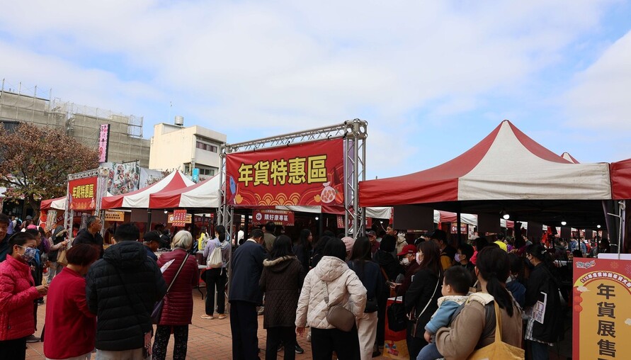 雲林年貨大街熱鬧登場　張麗善縣長邀全民採買迎新春