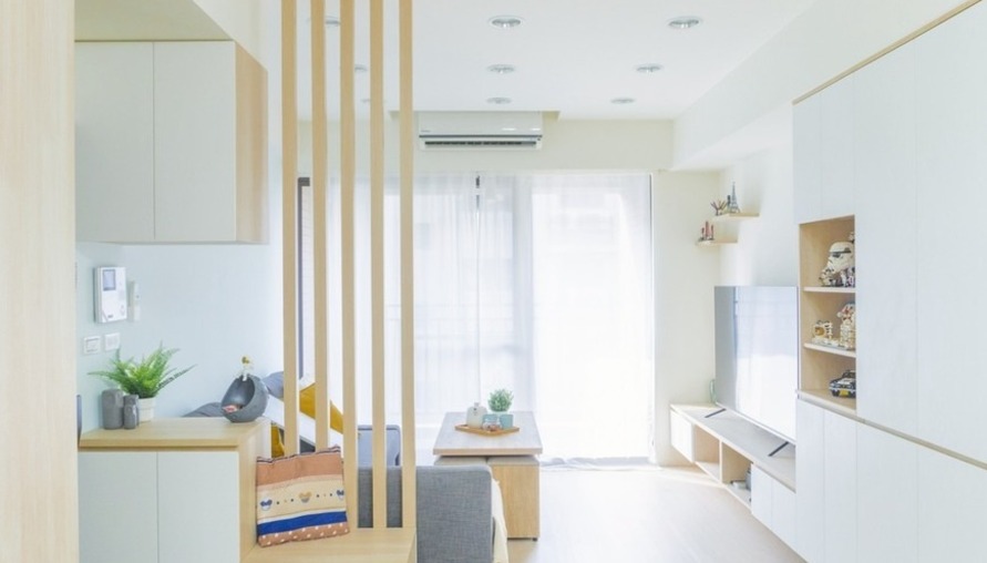 斟滿輕暖流光 渲染透明的溫度｜北歐風｜25坪