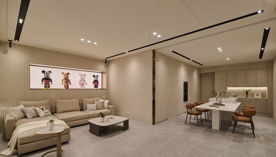 奶茶色質感舒適生活宅．頭份林森路｜現代風｜60坪