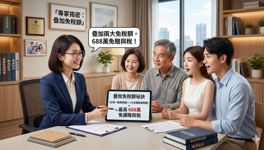 子女結婚送房送錢怎麼給最省？專家揭密：兩大免稅額疊加　最高近700萬免課贈與稅
