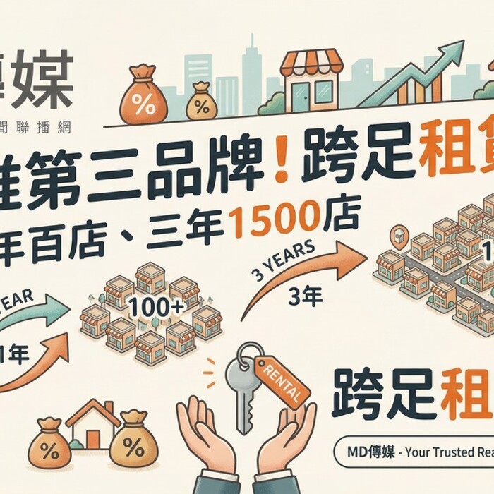 房仲品牌推第三品牌！跨足租賃服務，目標一年百店、三年1500店