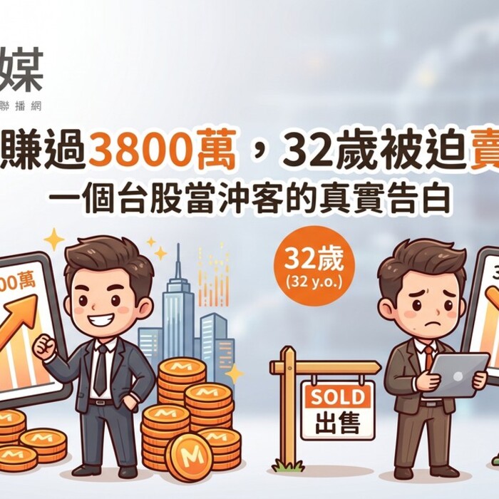 30歲前賺過3800萬，32歲被迫賣房破產：一個台股當沖客的真實告白