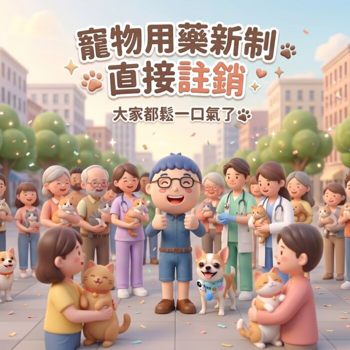 「寵物用藥新制」註銷