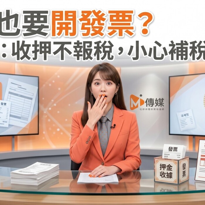 押金也要開發票？國稅局：收押不報稅，小心補稅又挨罰