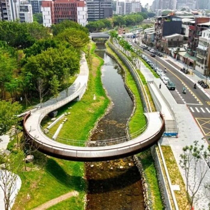 拆水泥、還綠地、小烏龜回來了！台北磺港溪「還地於河」全國第一完工