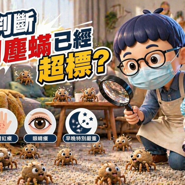 如何判斷房間塵蟎已經超標