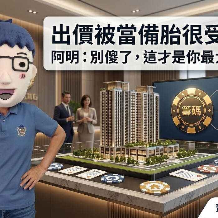 出價被當備胎很受傷？阿明：別傻了，這才是你最大的籌碼