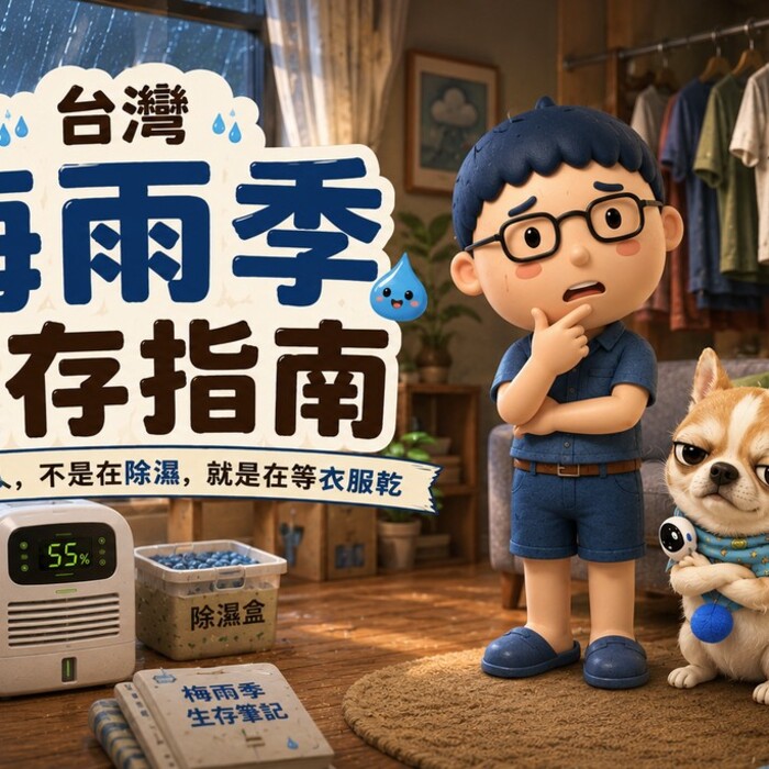 台灣梅雨季生存指南：不是你家髒，是濕氣真的太誇張！