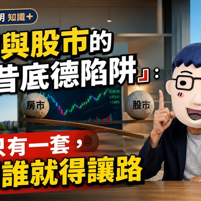 房市與股市的「修昔底德陷阱」：資金只有一套，誰漲誰就得讓路