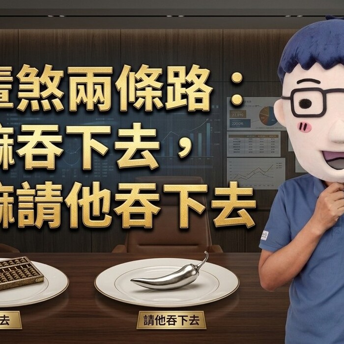 長輩煞兩條路：要嘛吞下去，要嘛請他吞下去