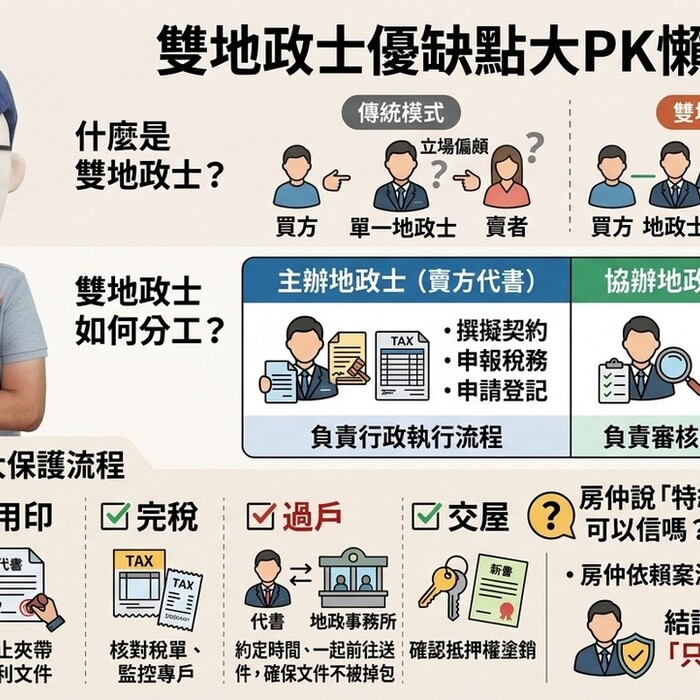 雙地政士優缺點大PK懶人包