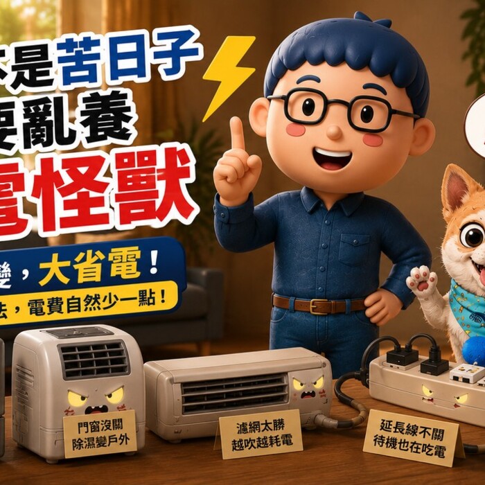省電不是苦日子！是不要亂養吃電怪獸