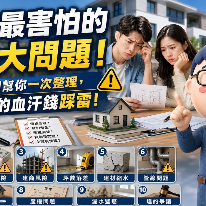 「交屋延遲暴增」！買房10大地雷一次看 阿明嘆：別讓血汗錢變廢紙