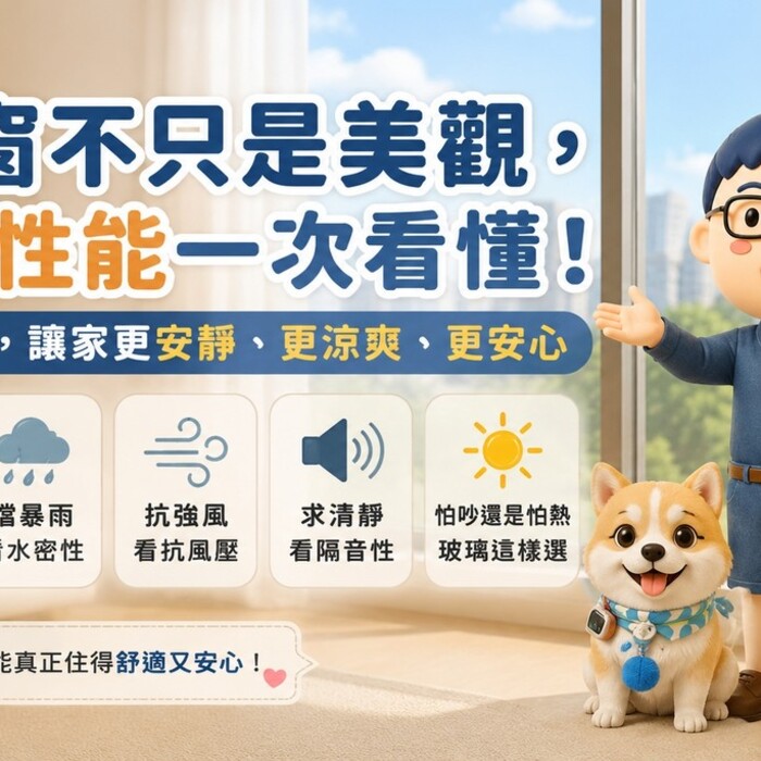 氣密窗怎麼挑？看懂 5 個重點，家裡更安靜、涼爽又安心