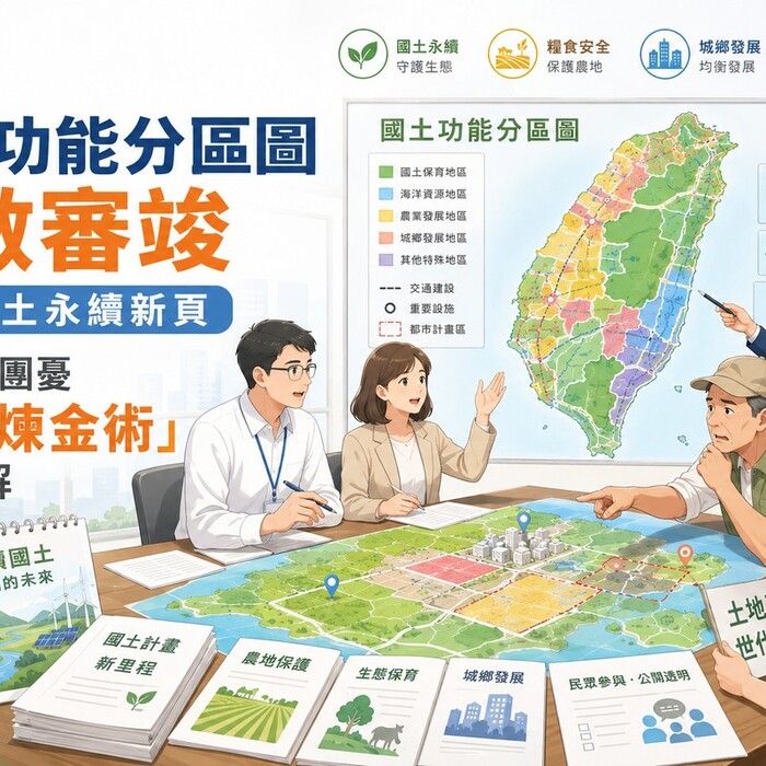 國土功能分區圖全數審竣 宣示國土永續新頁 地方與民團憂「土地煉金術」難題未解