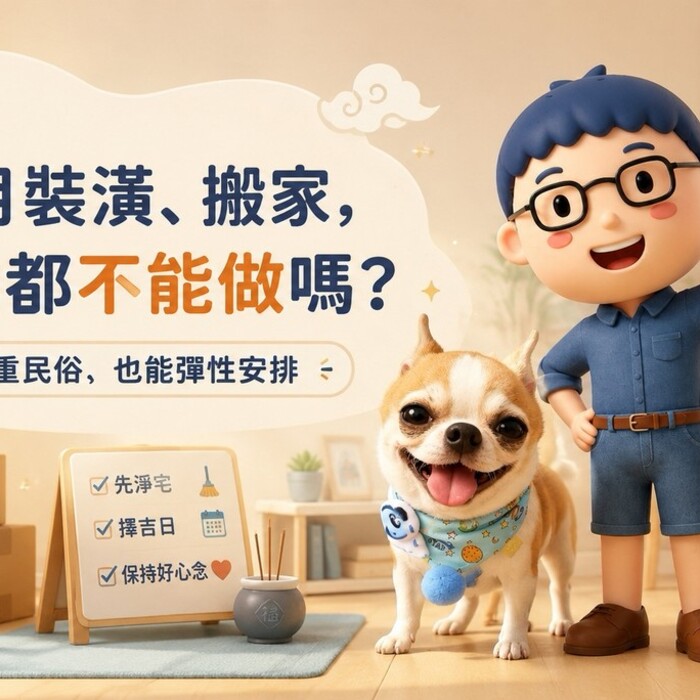 鬼月裝潢、搬家真的都不能做？4種常見情況，其實可以這樣安排