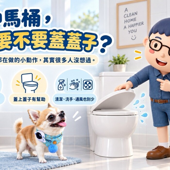 沖馬桶到底要不要蓋蓋子？這個每天都在做的小動作，真的有差嗎？