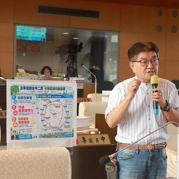 台中需要第二條外環道！李中用AI規劃路線圖 交通局長認同可研究