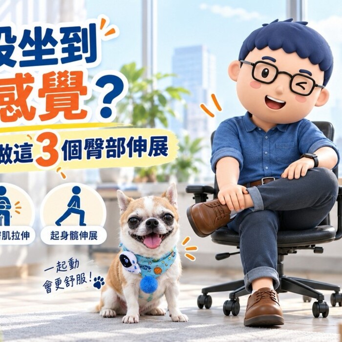 屁股坐到沒感覺？久坐族先做這3個臀部伸展