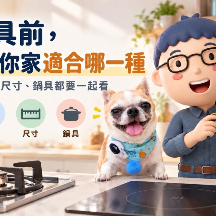 換爐具前，先看看你家適合哪一種？氣源、電力、尺寸、鍋具都要一起看