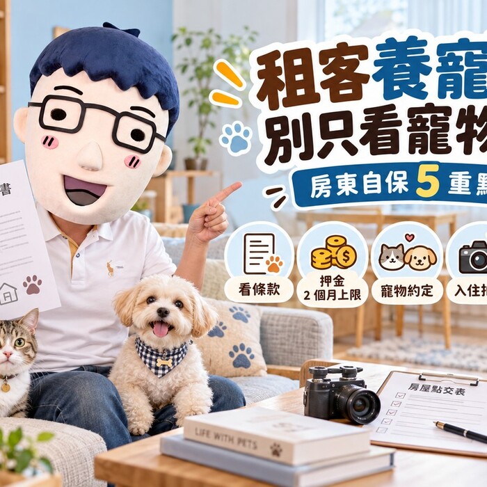 寵物險｜保障範圍、押金上限、寵物條款與點交5大重點  