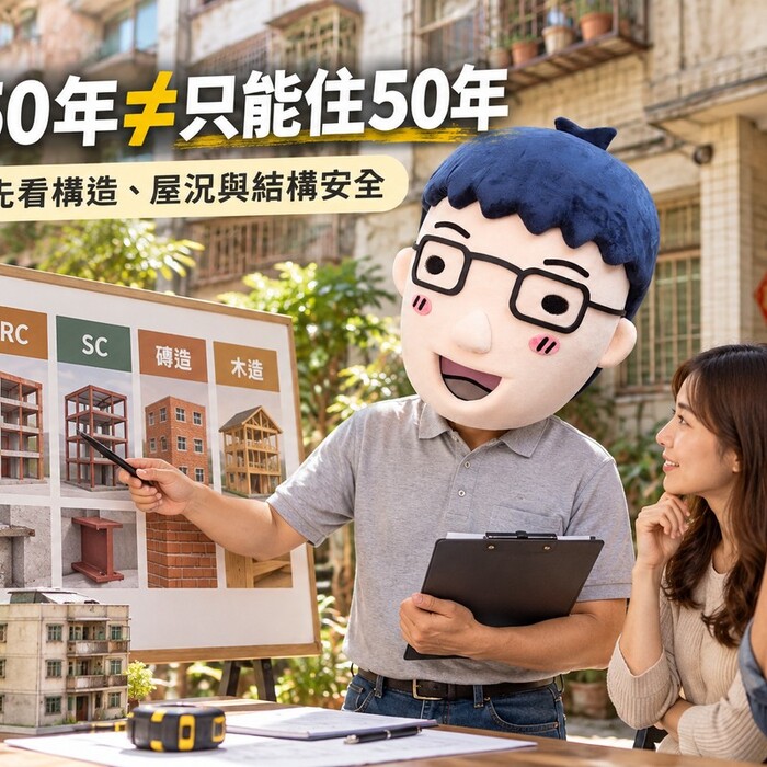 RC房屋只能住50年？鋼骨、磚造、木造壽命差很大！建築物耐用年數與老屋安全一次看