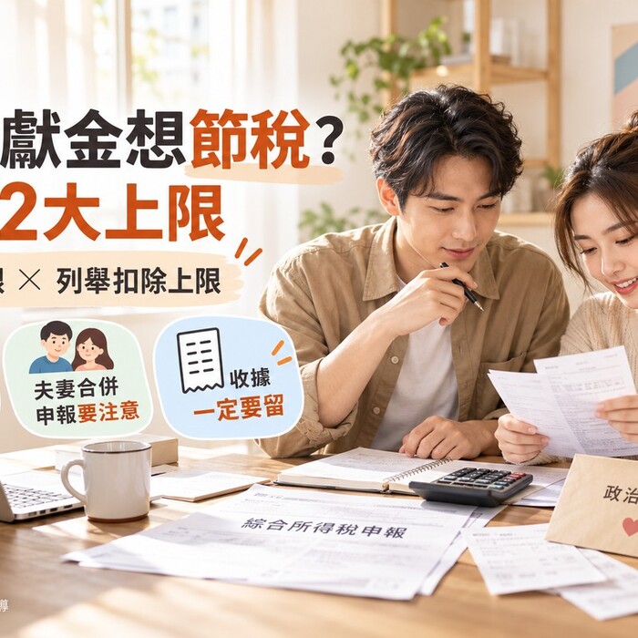 選舉年捐政治獻金「節稅變倒貼」？國稅局揭2大陷阱：夫妻捐20萬只能扣16萬！