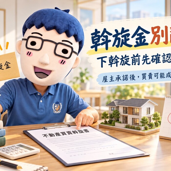下斡旋前先確認5件事！屋主點頭買賣就成立？阿明：斡旋金別亂付