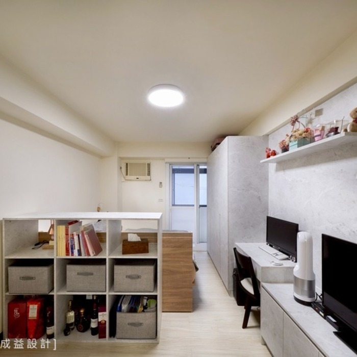 暖心灰調 北歐純淨減壓宅│混搭風│12坪