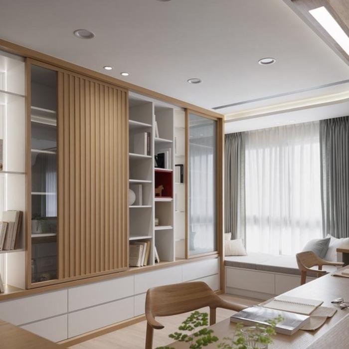 日系 母女的家｜日式北歐混搭風｜56坪