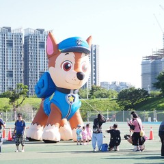 六公尺隊長阿奇現身會場(圖片取自台中市政府網站)